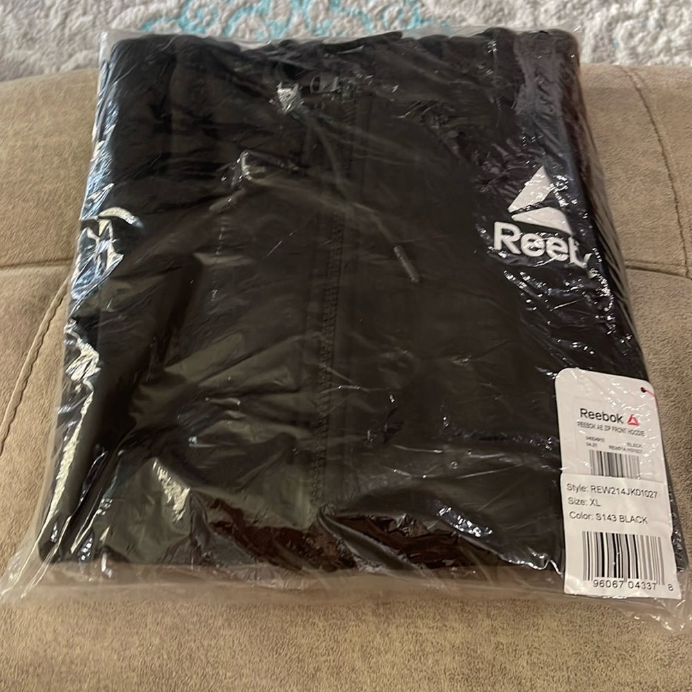 Reebok Black Hoodie Sz XL
